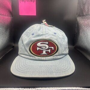 vtg 49ers snapback cap Denim